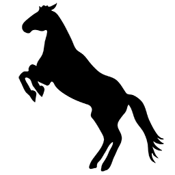 馬のシルエット